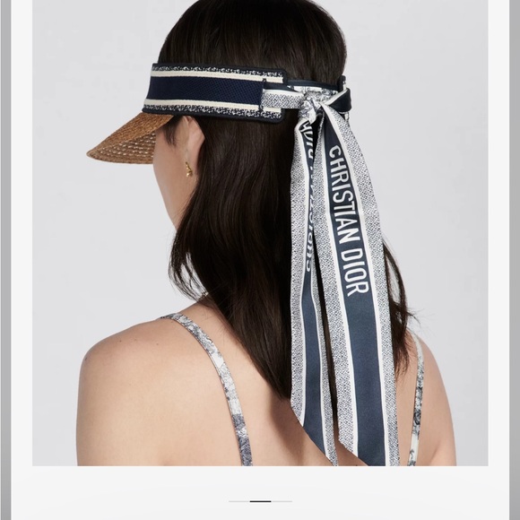 Dior straw visor - Picture 5 of 5
